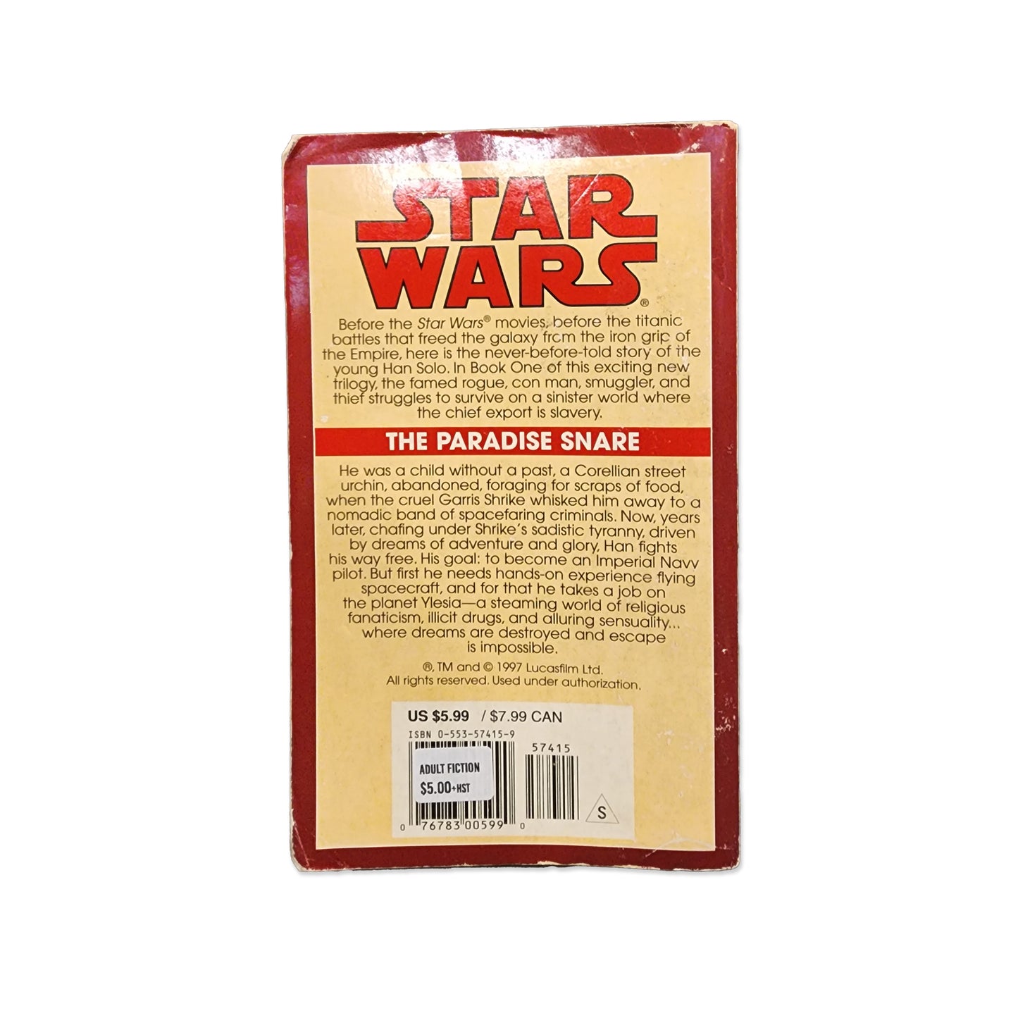 A. C. Crispin - The Paradise Snare: Star Wars Legends - 1997