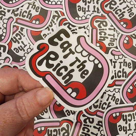 Eat The Rich Sticker