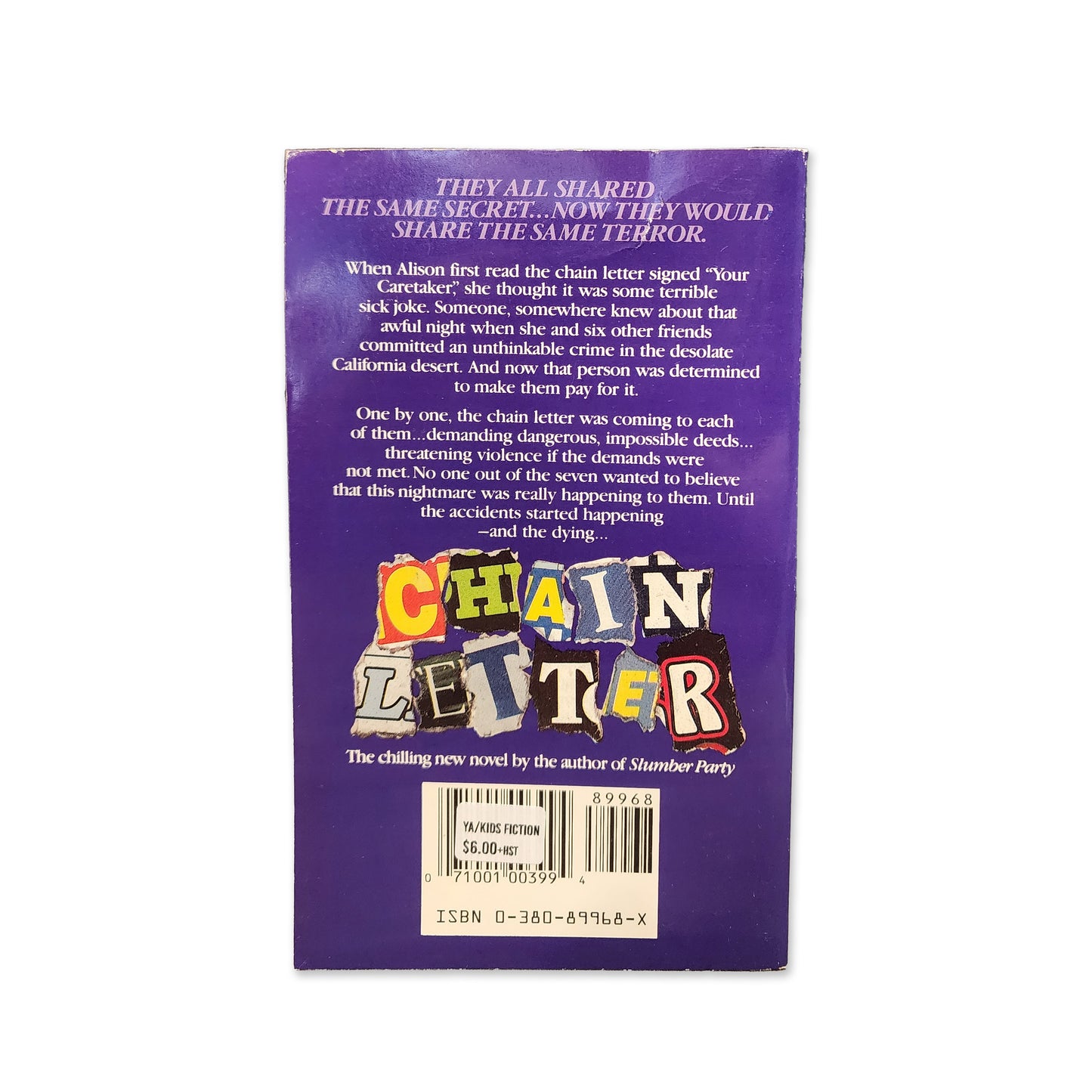 Christopher Pike - Chain Letter - 1986