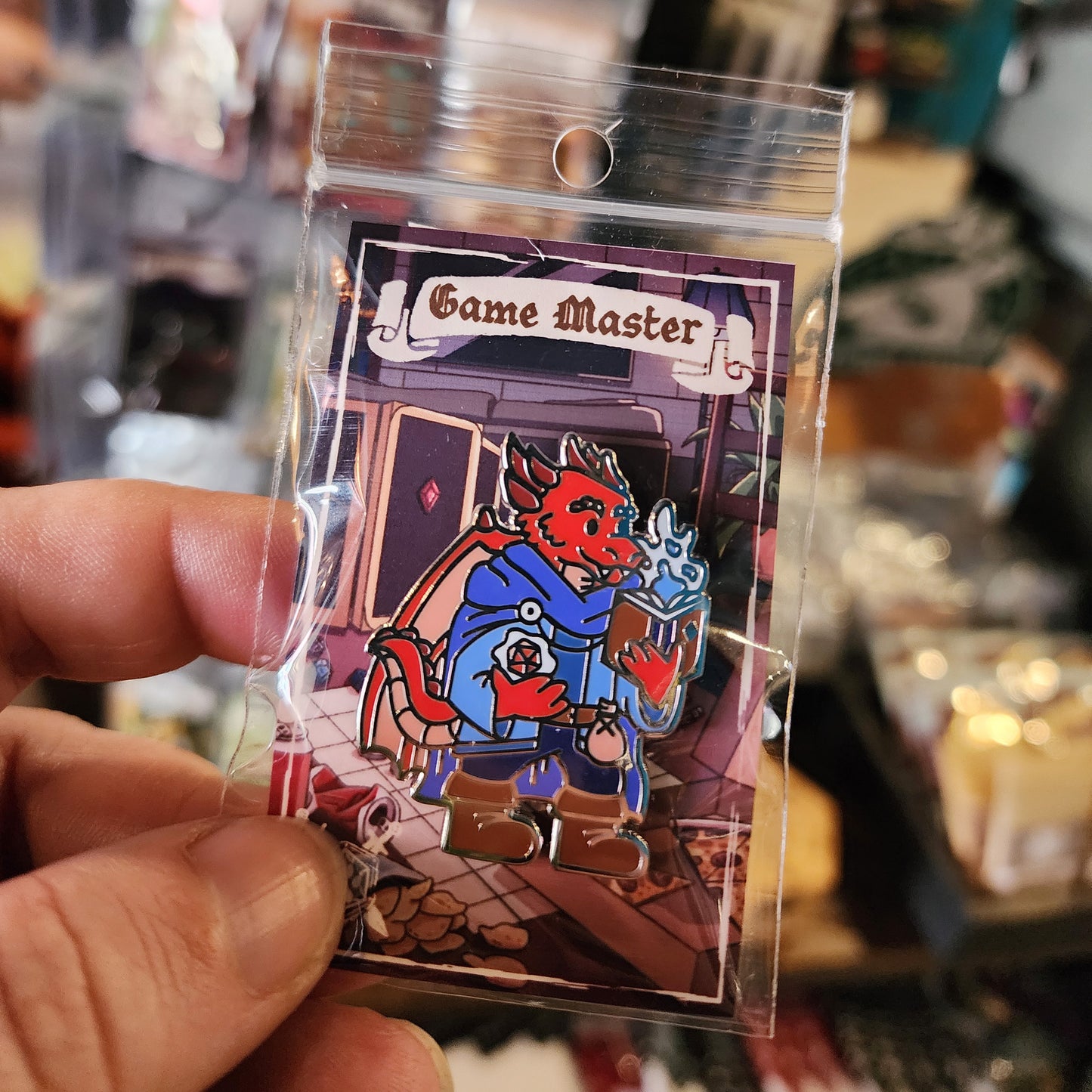 Game Master Enamel Pin