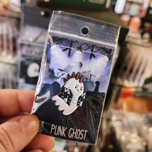 Punk Ghost Enamel Pin