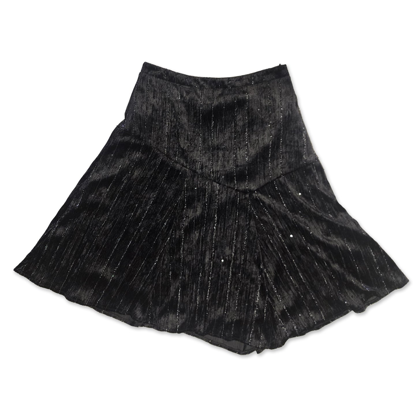 Velvet and Sparkle A-line Skirt, Size M.