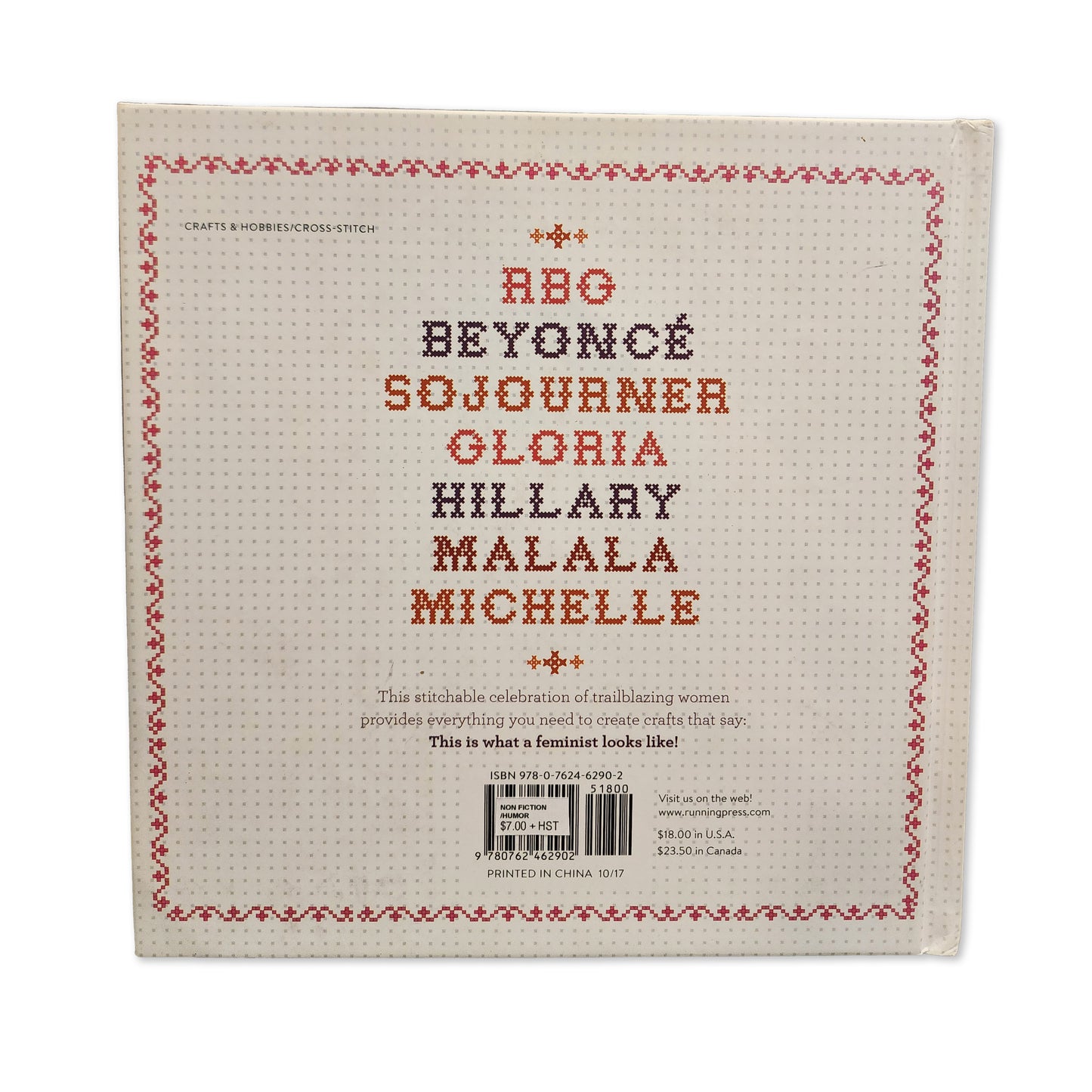 Anna Fleiss; Lauren Mancuso - Feminist Icon Cross-Stitch - 2017
