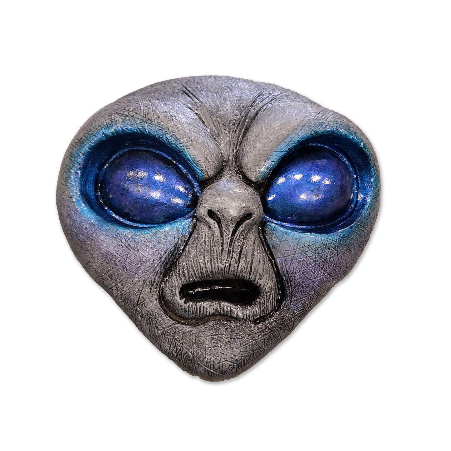 OOAK Alien Head Wall Hanging