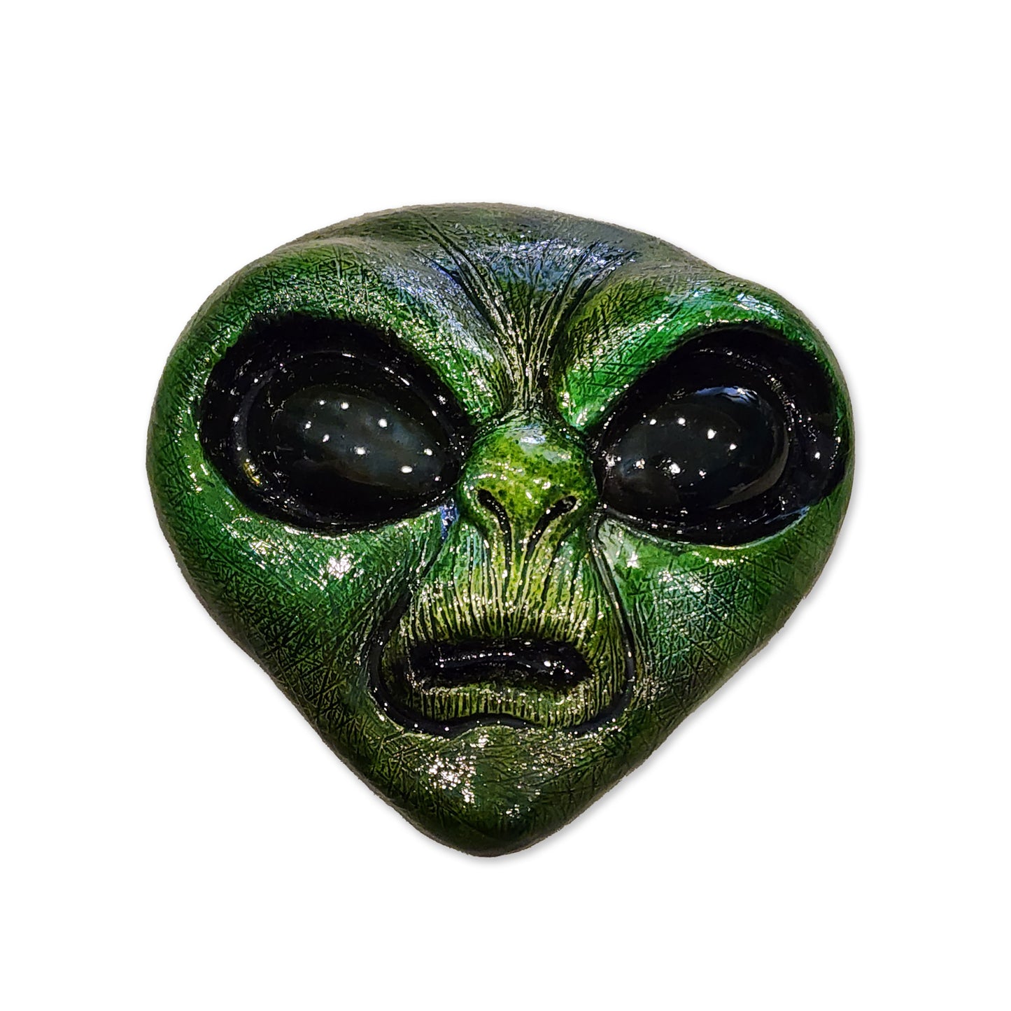 OOAK Alien Head Wall Hanging
