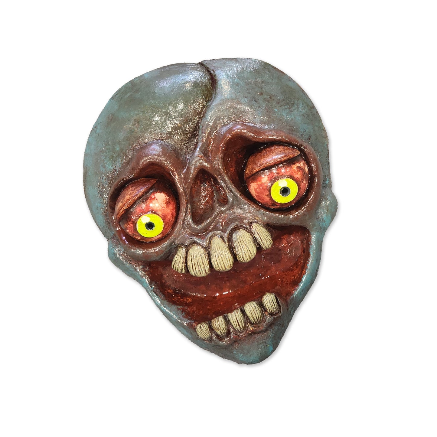 OOAK Bone Head Wall Hanging