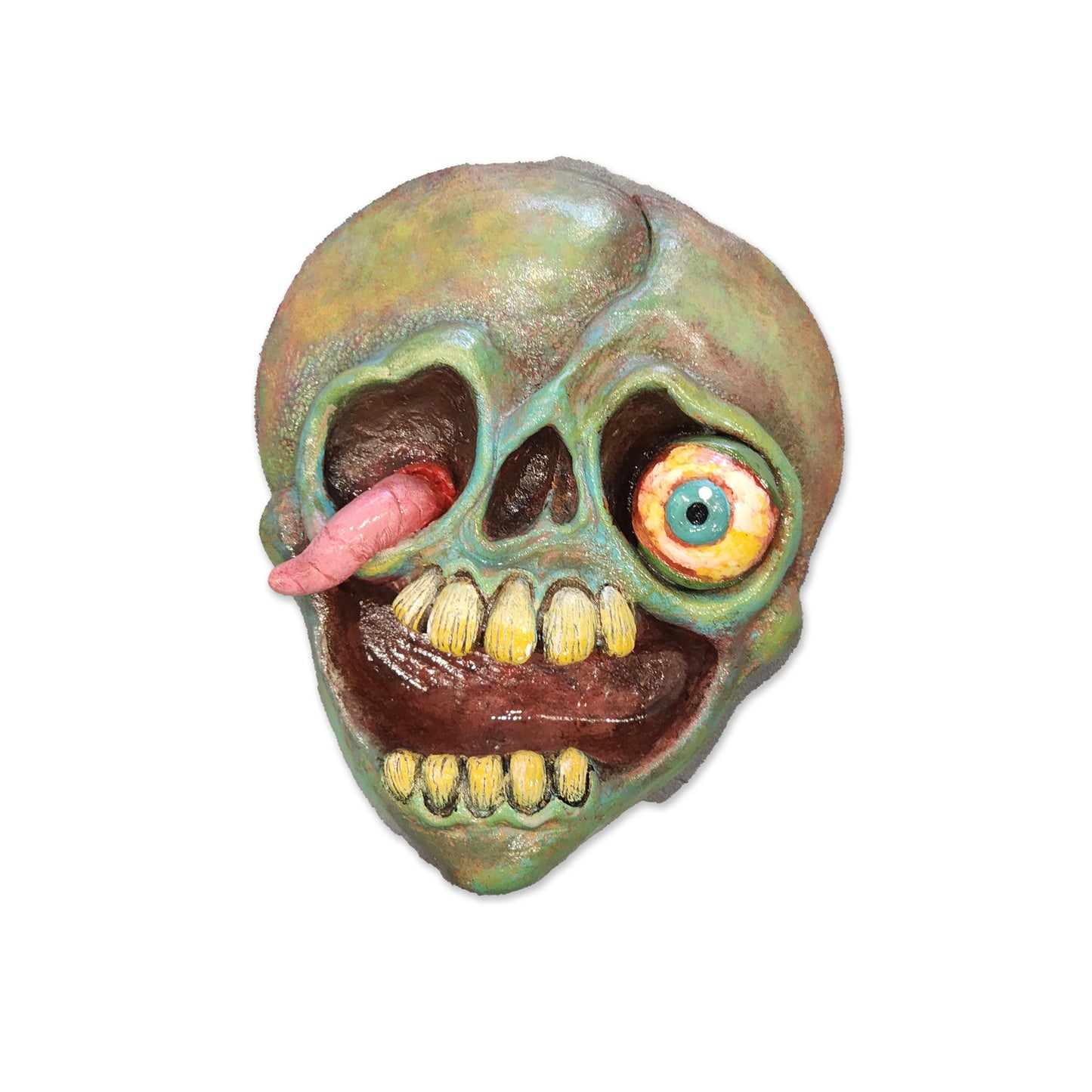 OOAK Bone Head Wall Hanging