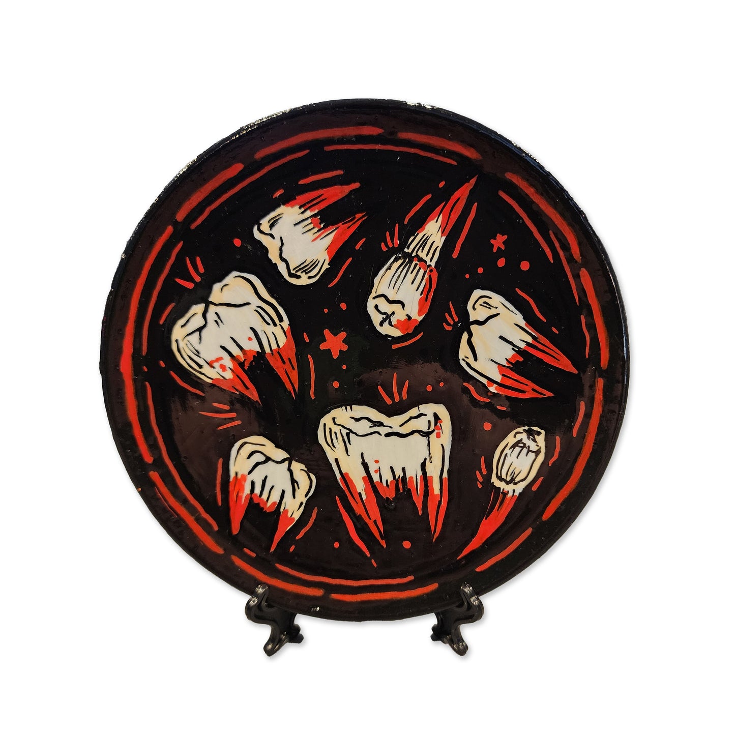 OOAK Teeth Trinket Tray