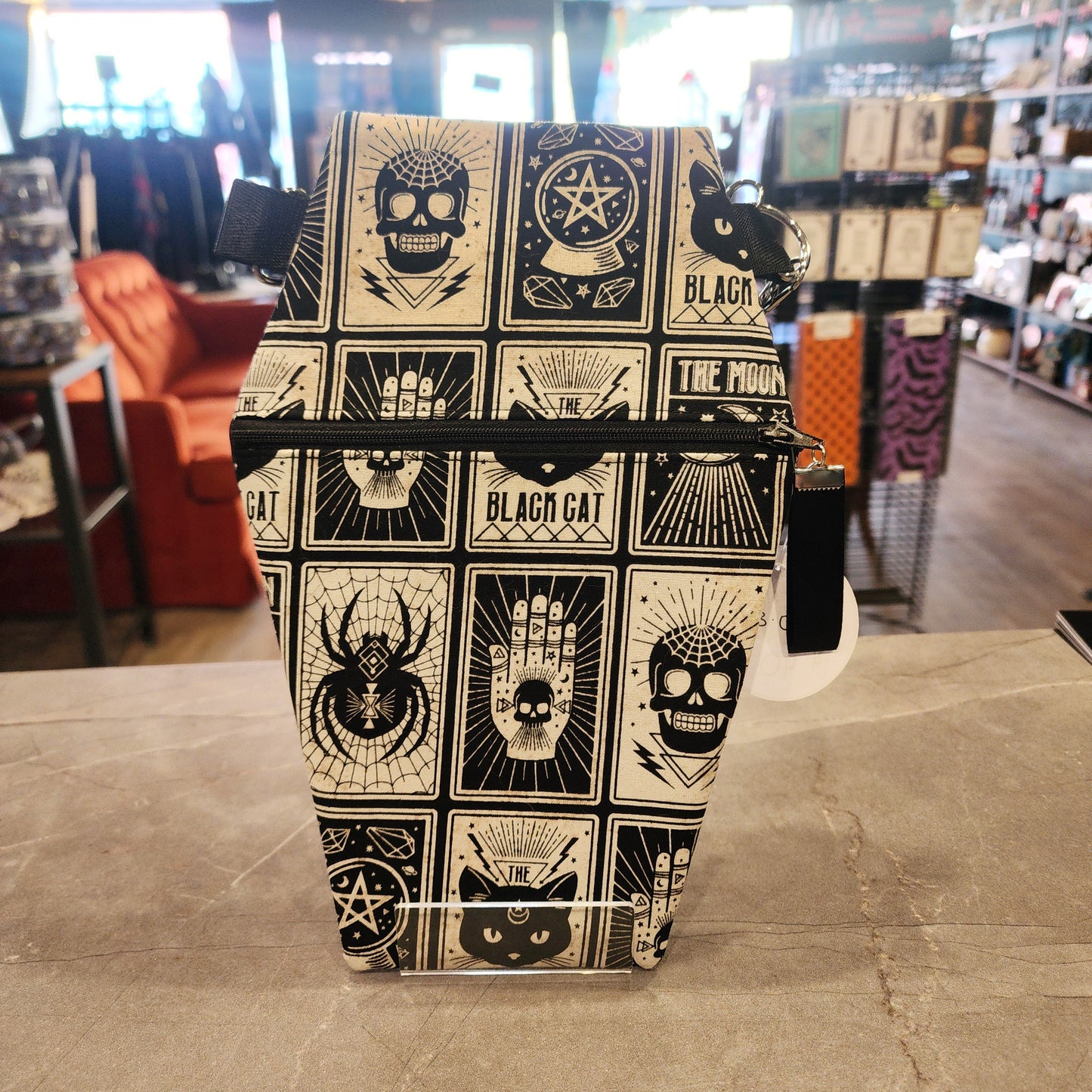 Tarot Card Crossbody Coffin Bag