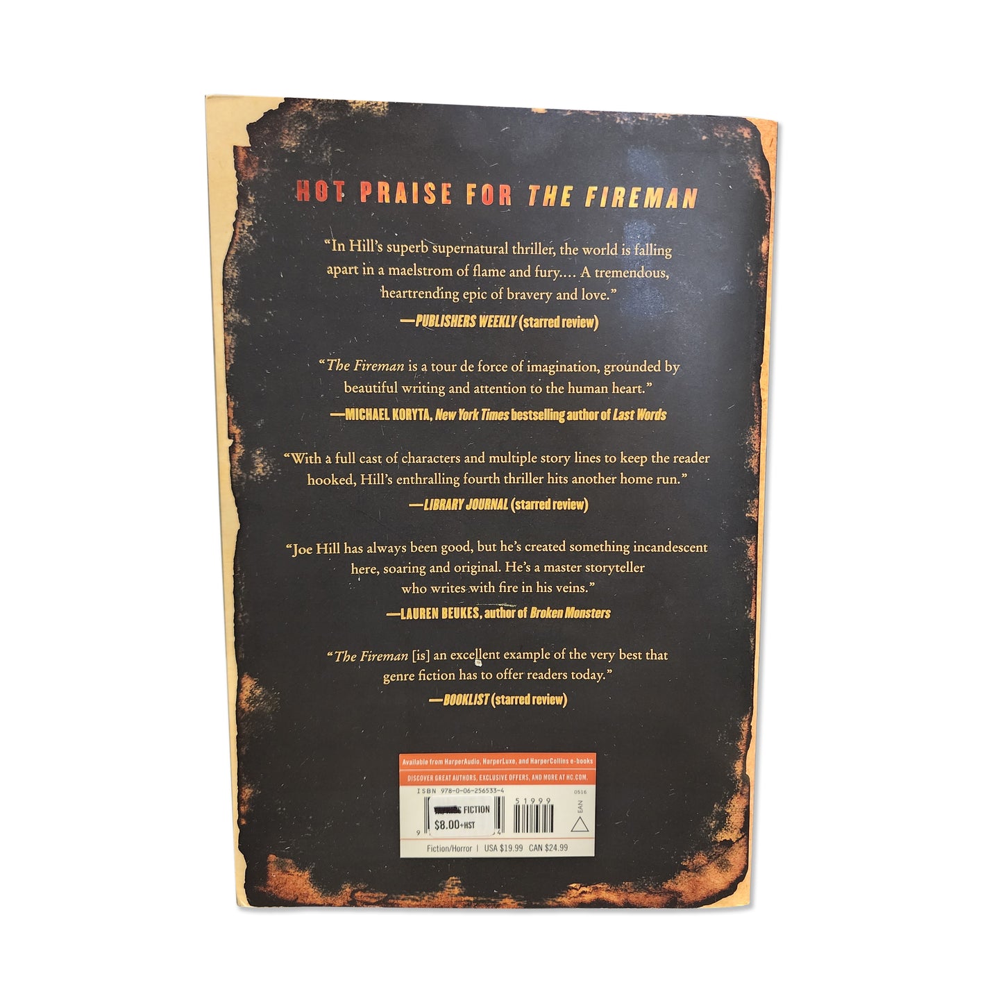 Joe Hill - The Fireman - 2016