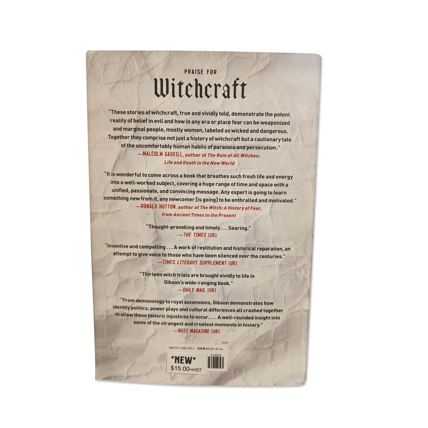 Marion Gibson - Witchcraft A History in Thirteen Trials - 2024
