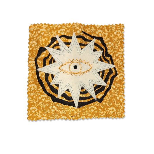OOAK Eyebite Patch- Yellow