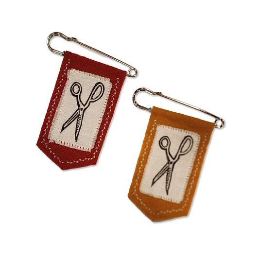 OOAK Felt Patch- Scissors