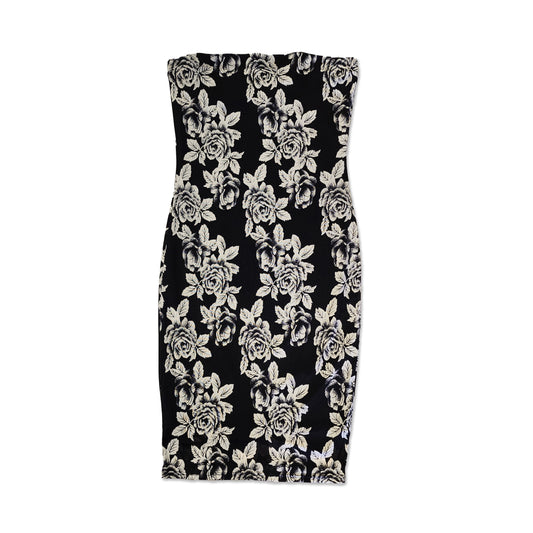 Gothic Rose Body Con Dress, Size XXL