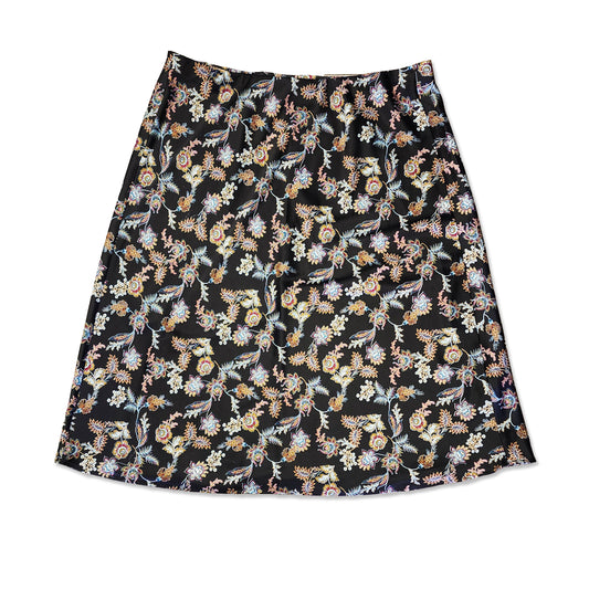 Pennington's Dark Floral Midi Skirt, Size 3X