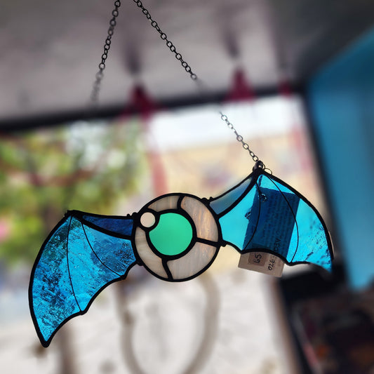 OOAK Stained Glass Eye w/ Wings