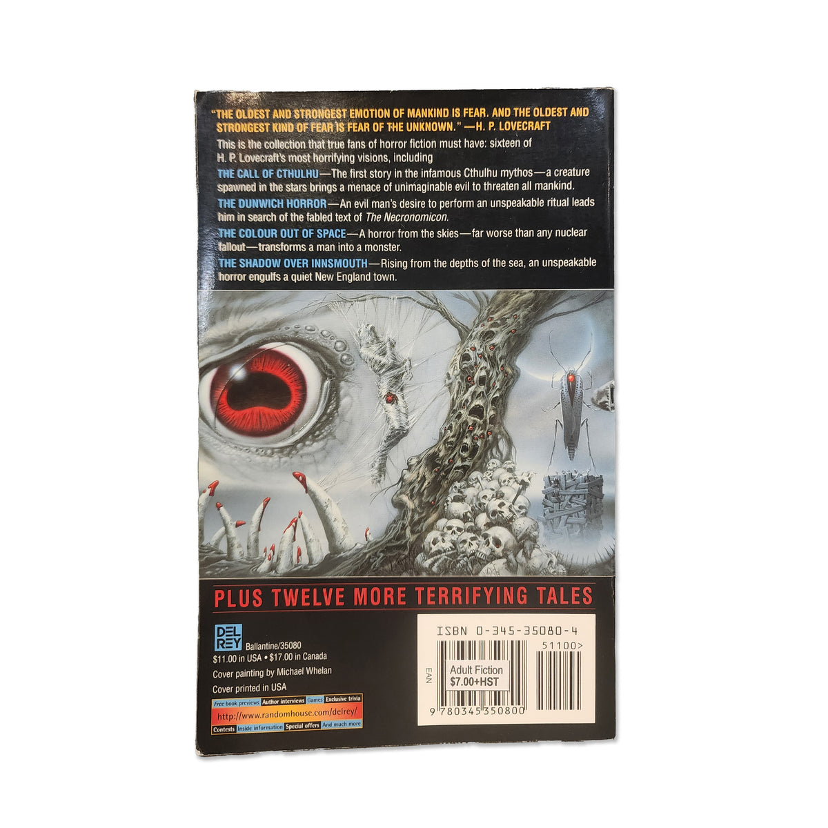 H.P Lovecraft - Bloodcurdling Tales Of Horror And The Macabre - 1987