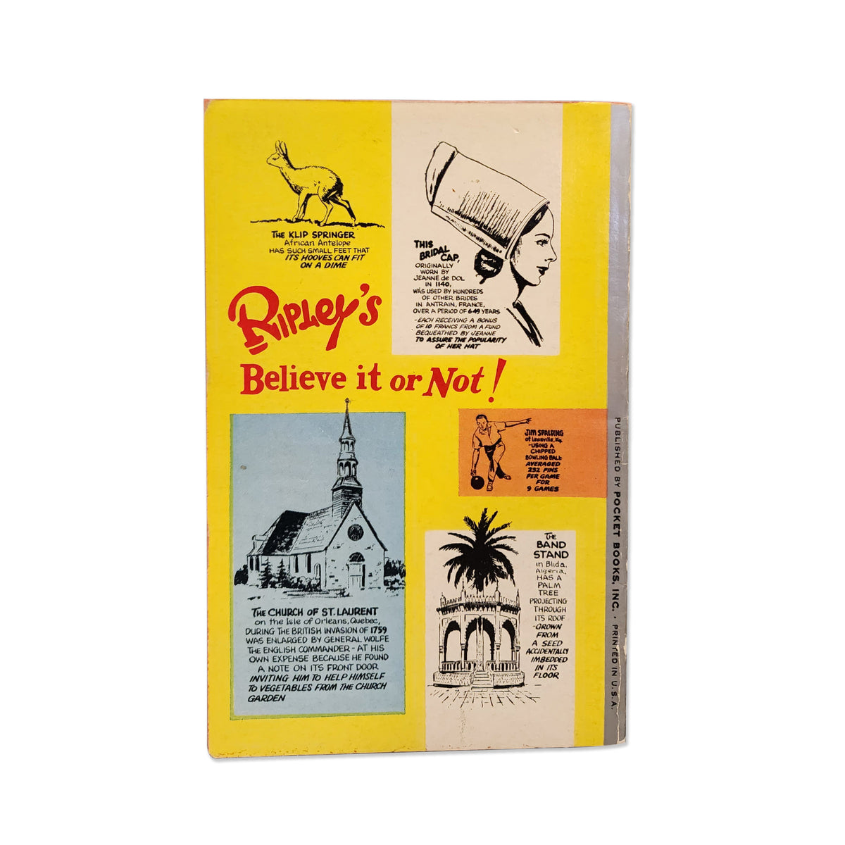 Pocket Books - Ripley's Believe It Or Not 6023 - 1960