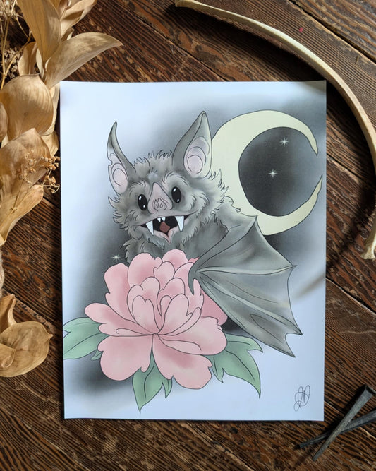 Bat Print 8.5x11