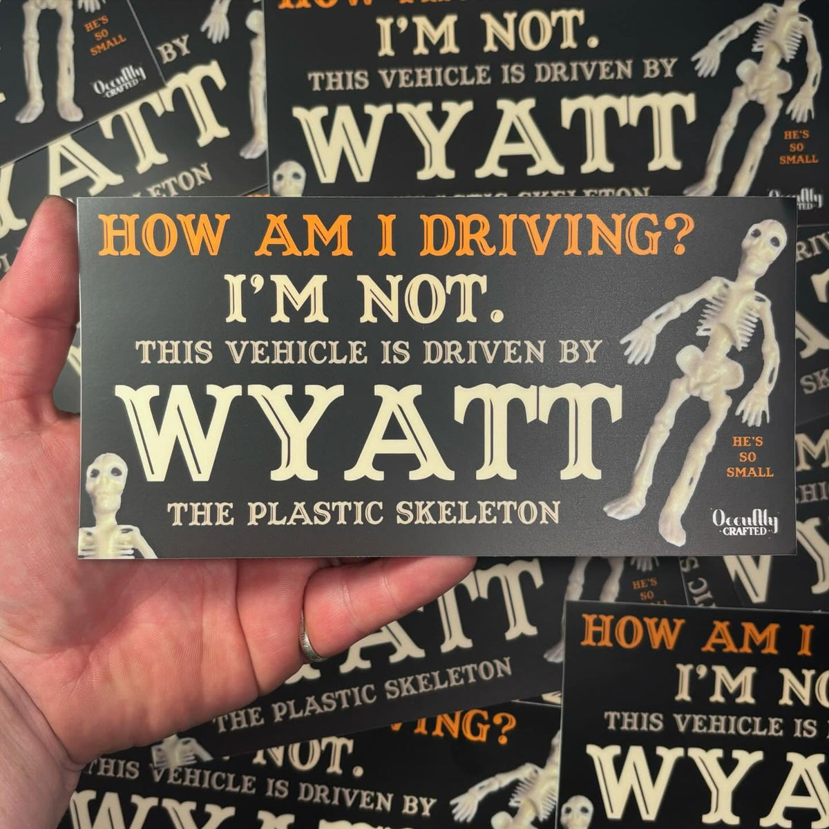 Wyatt Bumper Sticker