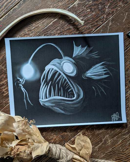 Angler Fish 8.5x11