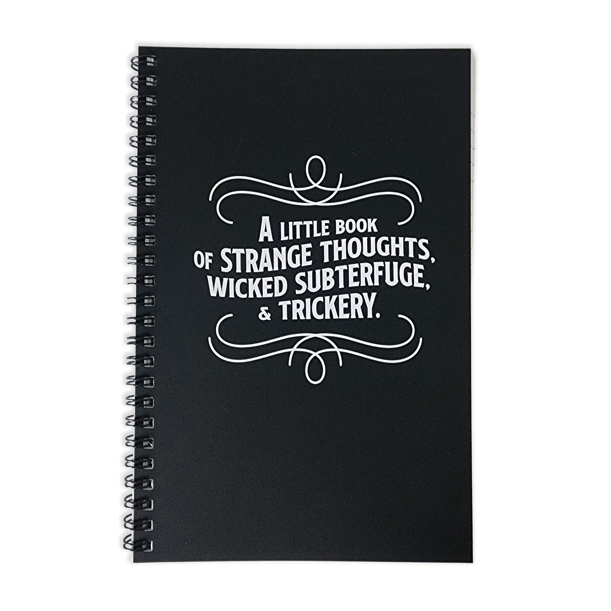 Strange Notebook A Little Book of Strange Thoughts Notebook – The Black Heart Co.