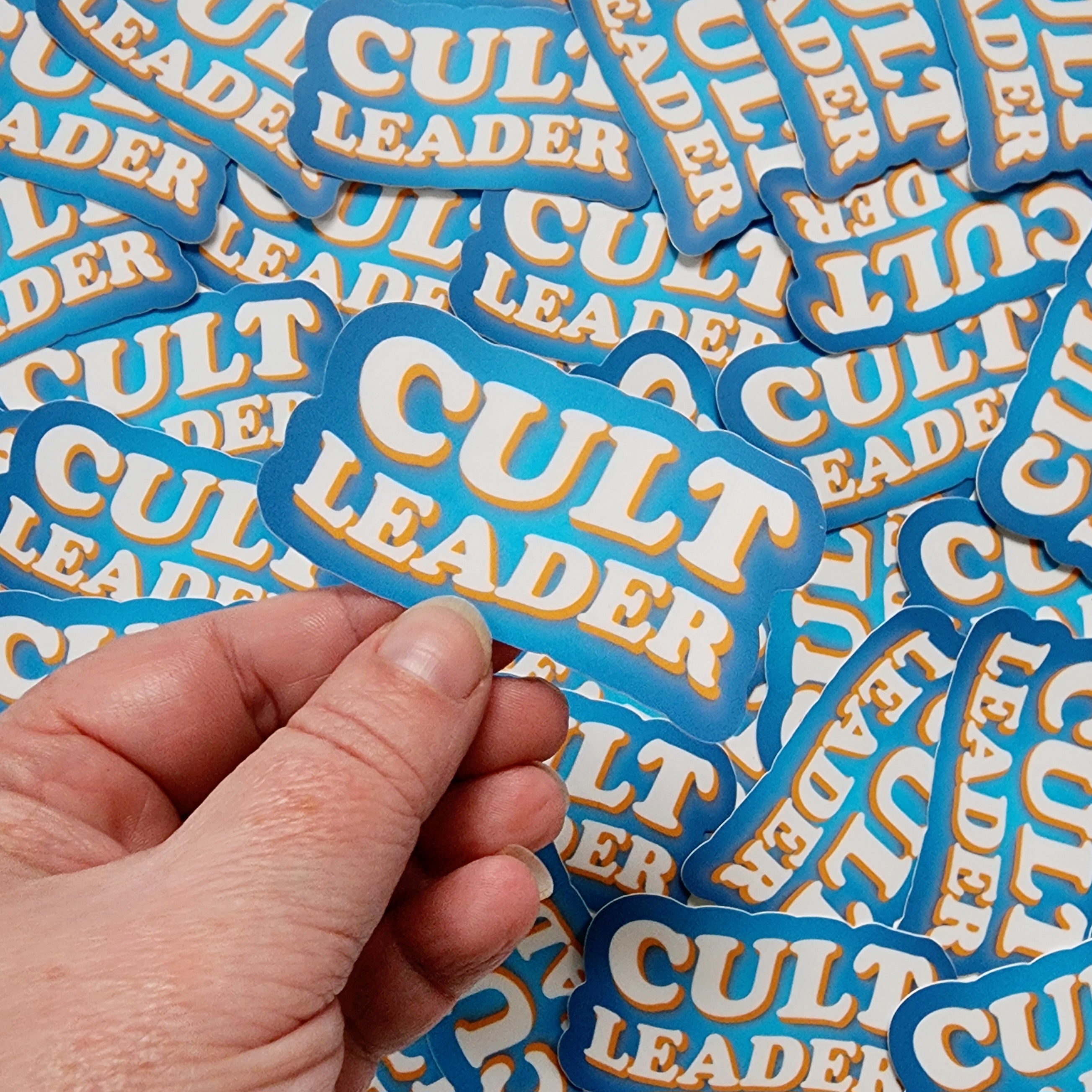Parade Leader Sticker Cult Leader Sticker – The Black Heart Co.