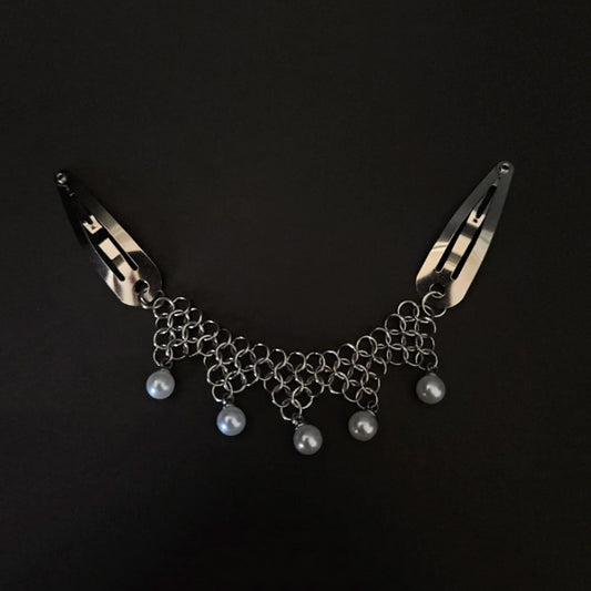 Pearl Double Hair Clip